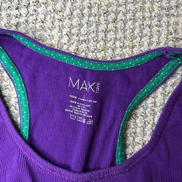 Cute vintage y2k purple tight tank top - Picture 5 of 5